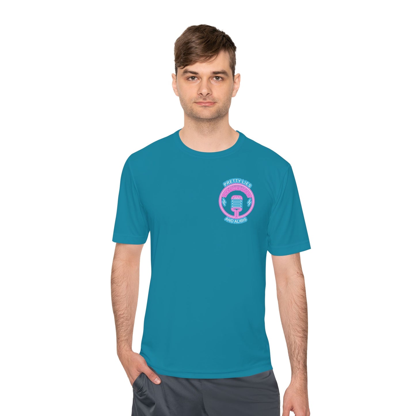 Moisture-Wicking Tee — "Stack Chips Not Charges" Crime Con 26'
