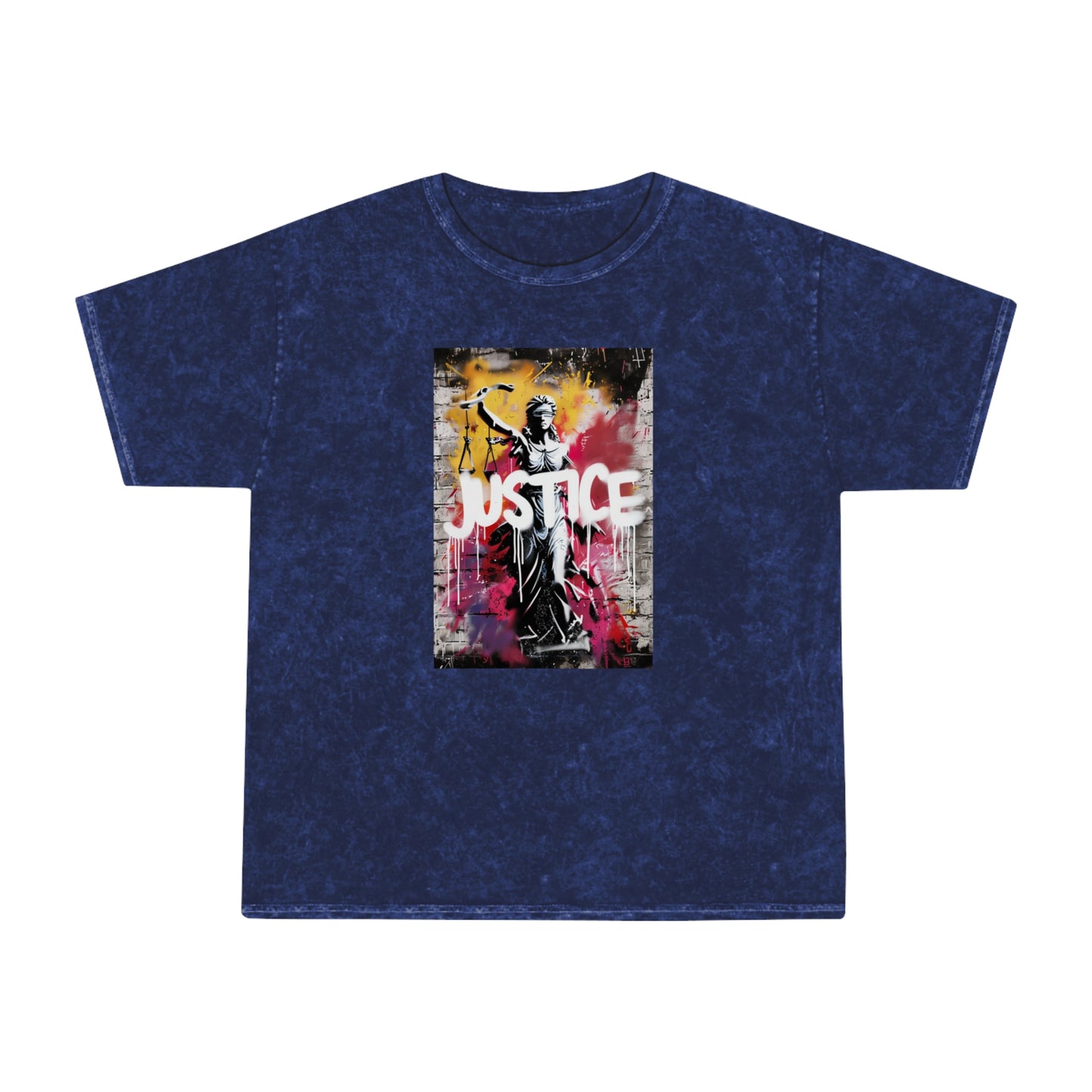 NEW! Justice Unisex Mineral Wash T-Shirt