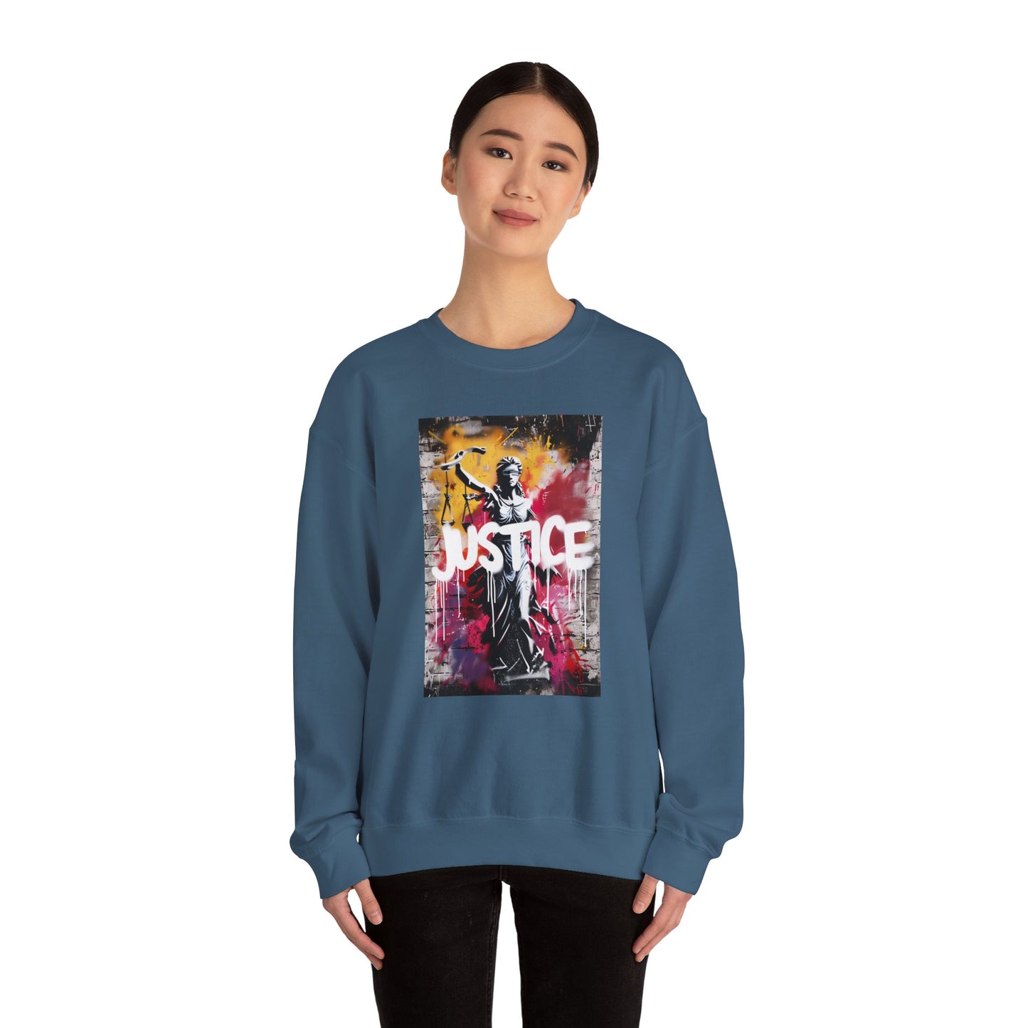 NEW! Justice Graphic Crewneck Sweatshirt - Unisex Heavy Blend™