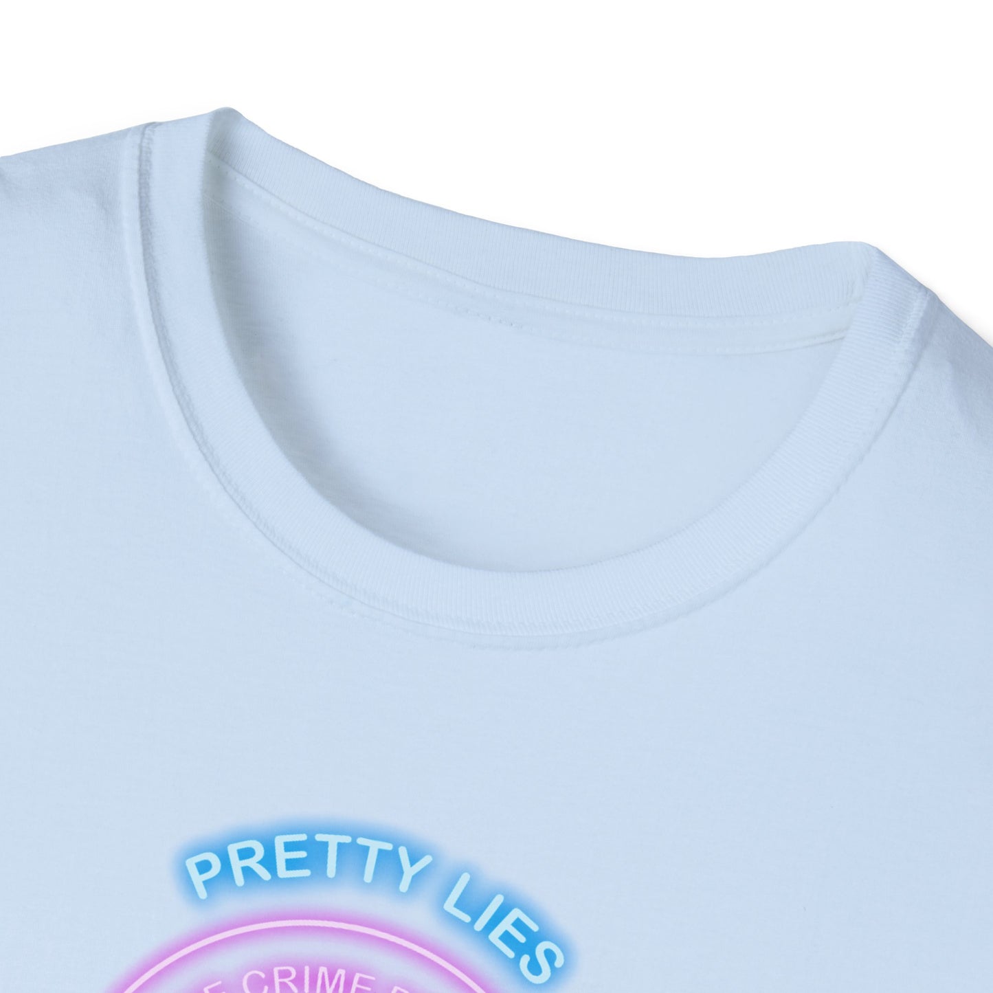 Alibier Unisex Softstyle T-Shirt - "Pretty Lies" and "Alibier" Graphic Tee for Trendsetters