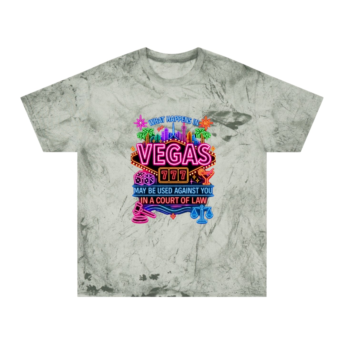Vegas T-Shirt — 'What Happens In Vegas You' No Logo