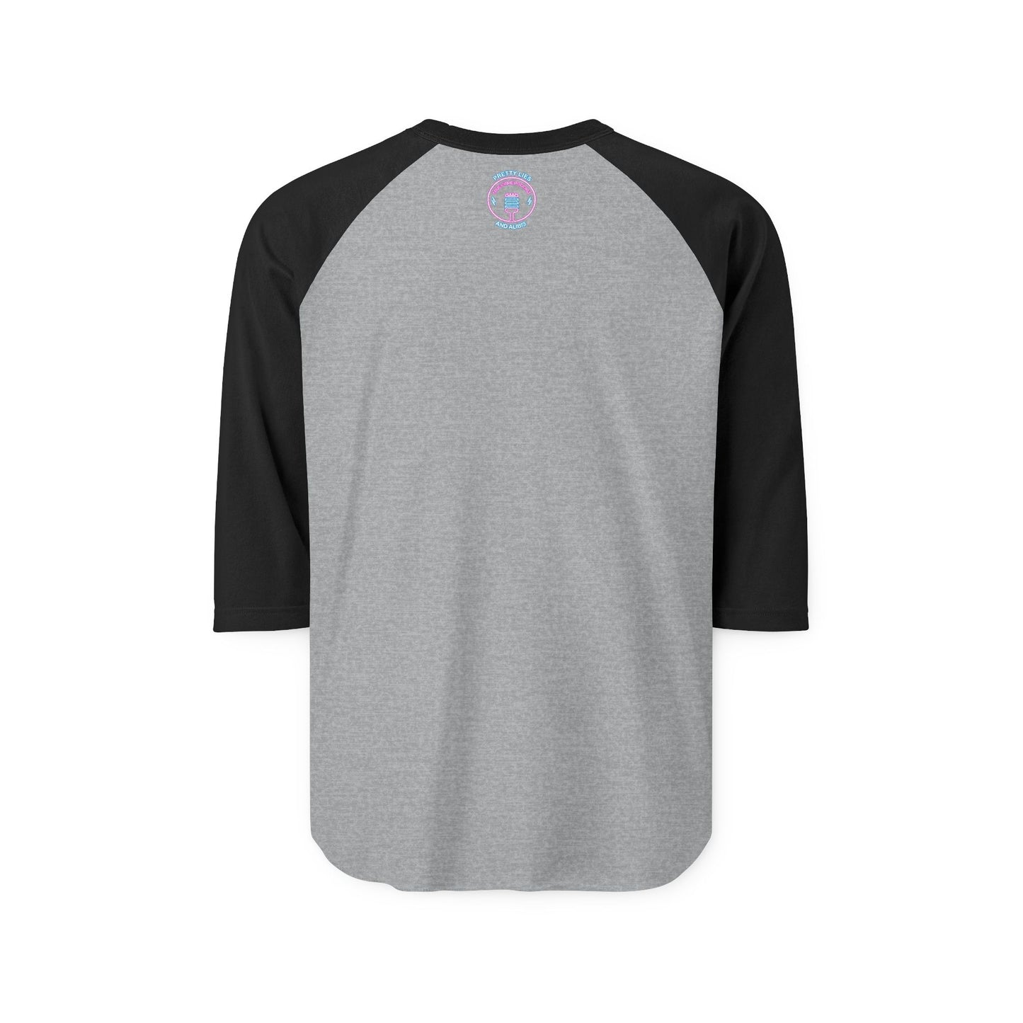 Las Vegas Neon Badge Raglan Shirt  "What Happens In Vegas" Crime Con 26' (Design 2)