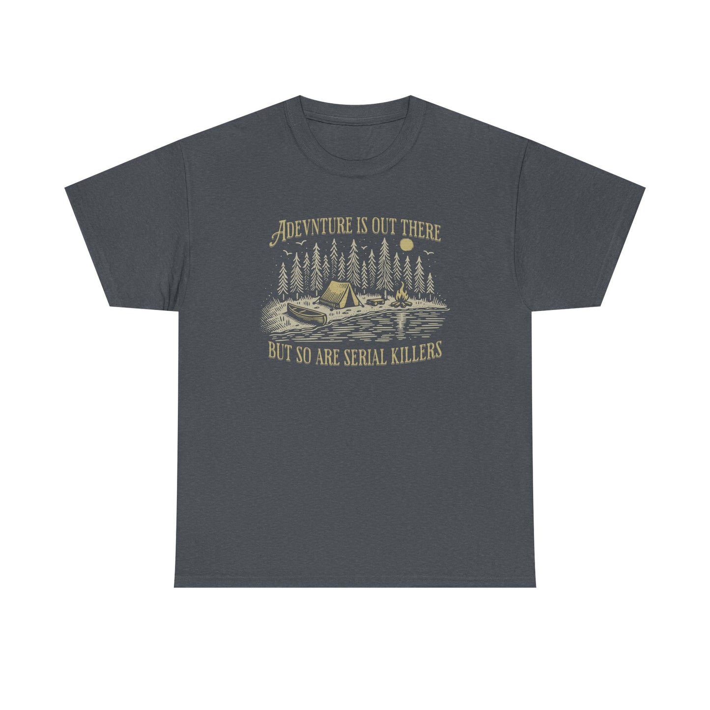 New! Adventure Is Out There Unisex Heavy Cotton Tee