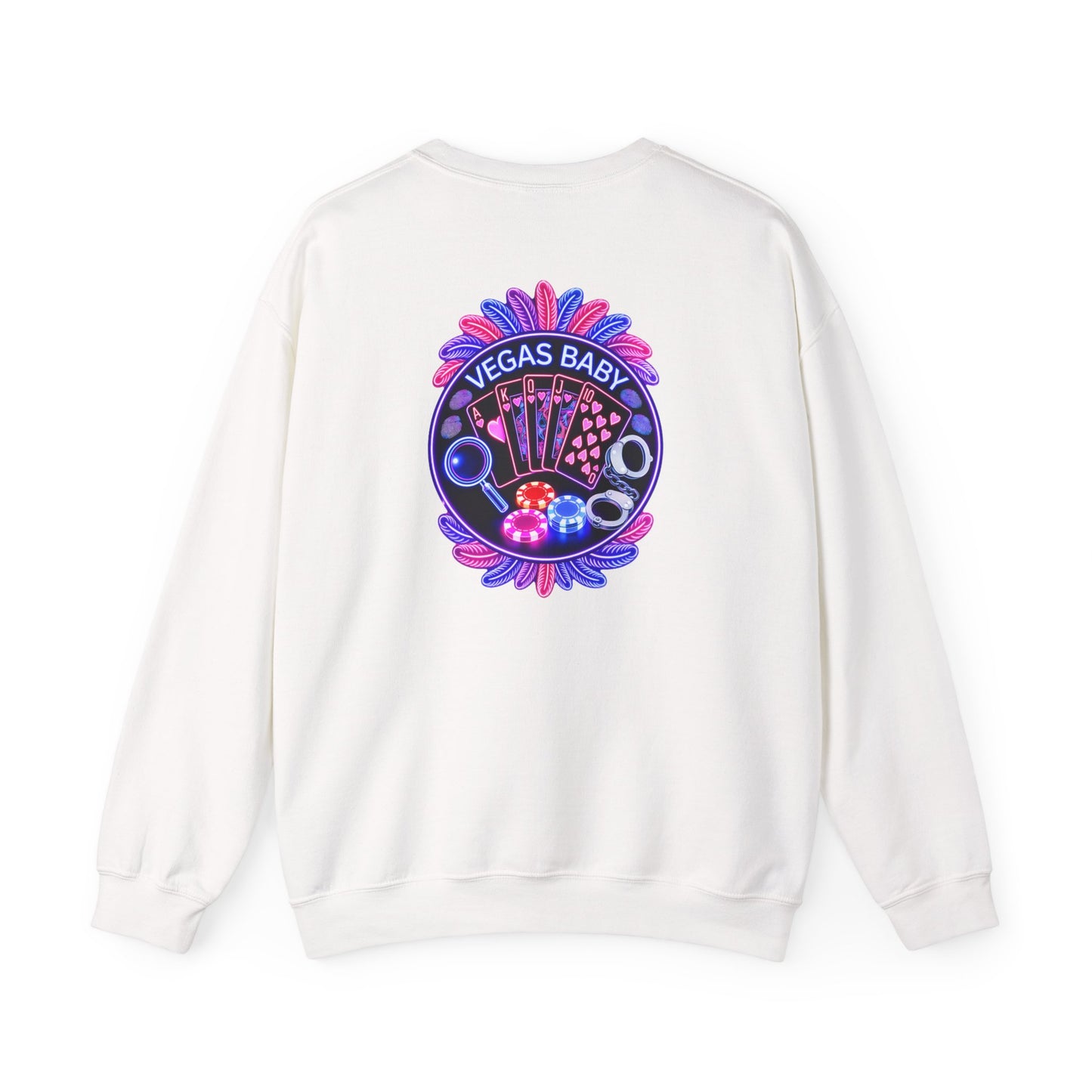 Vegas Baby Crewneck Sweatshirt — Crime Con 26'