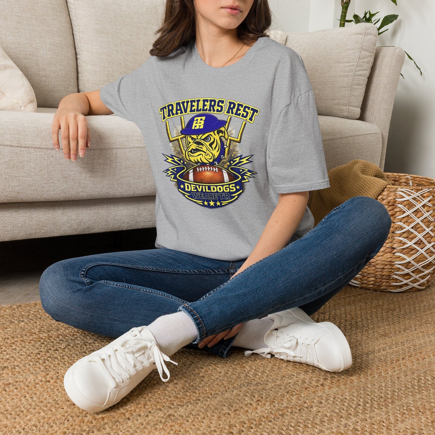 Travelers Rest Devildogs T-Shirt — TRhs Football Tee