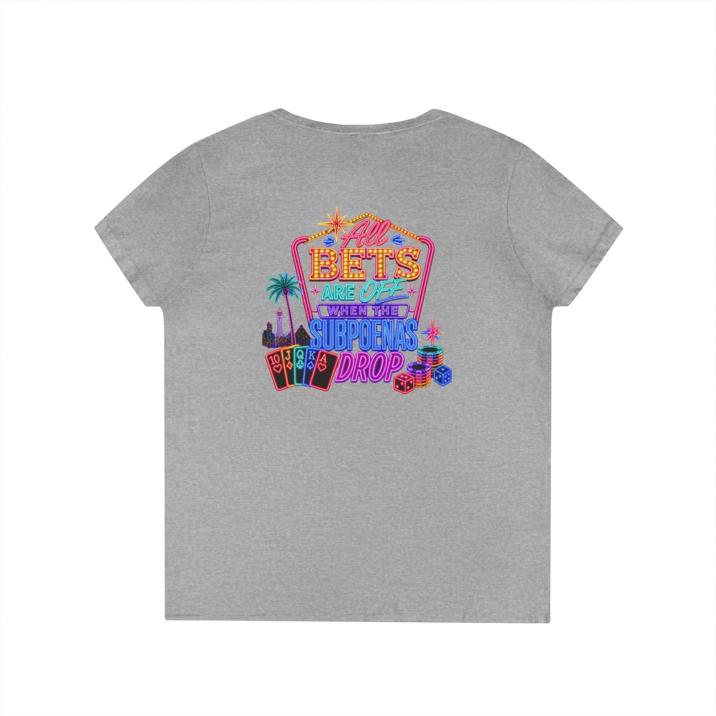 Bets Off ' V-Neck T-Shirt Crime Con 26'