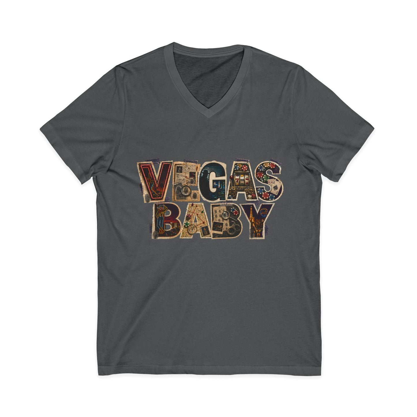 Ransom Vegas Baby V-Neck Tee — Crime Con 26' (No Logo)