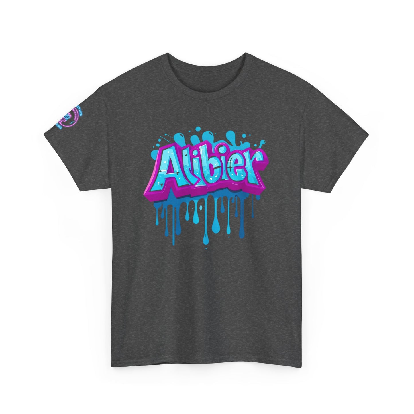 Alibier Graffiti Unisex Heavy Cotton Tee - Urban Style