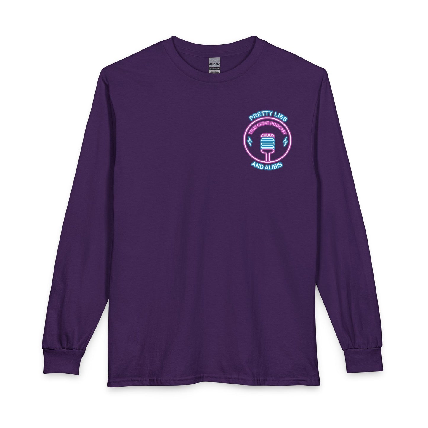 Vegas Neon Retro Long Sleeve Tee — "What Happens In Vegas" Crime Con 26'