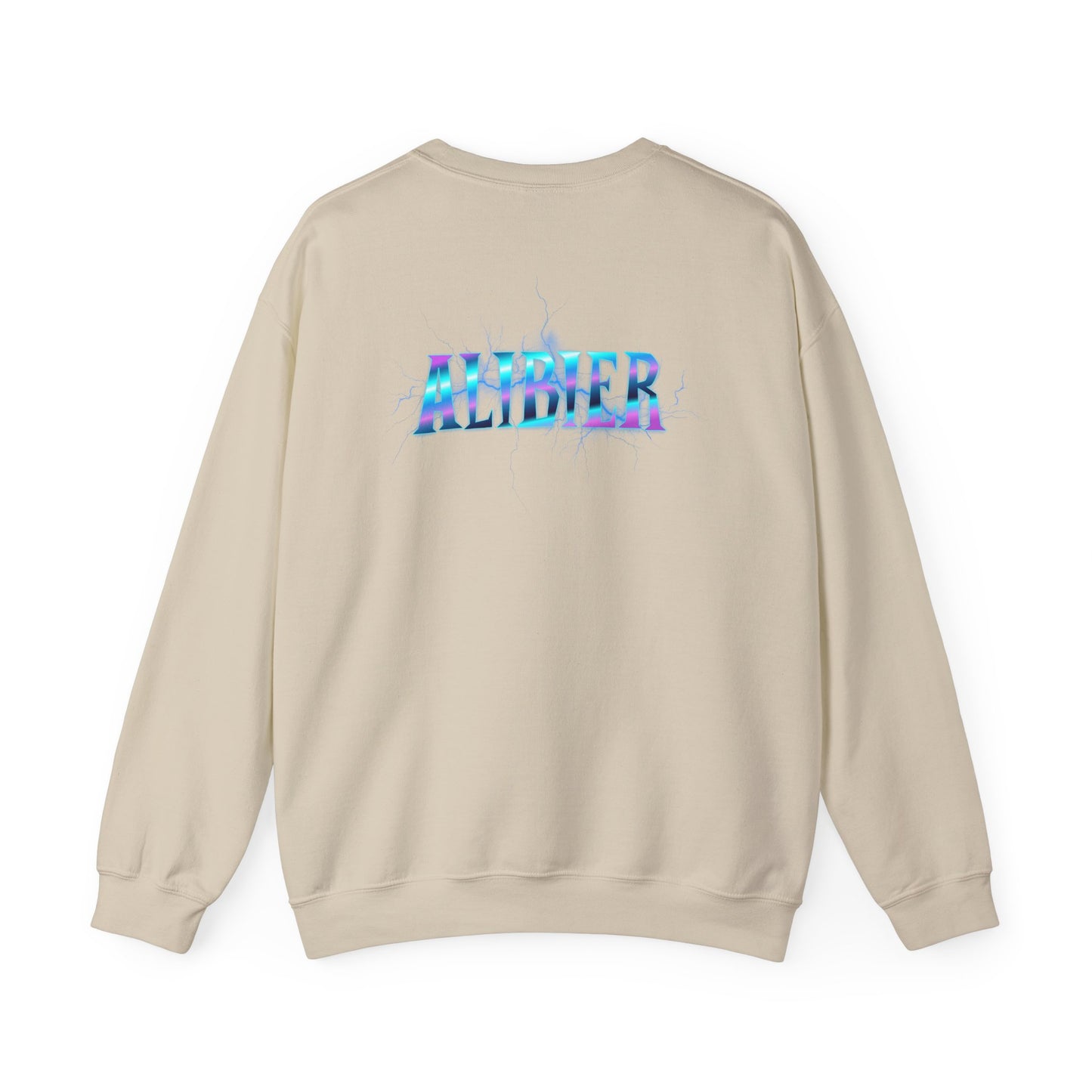 Alibier Vibrant Unisex Crewneck Sweatshirt - 'Creative Vibes' Design