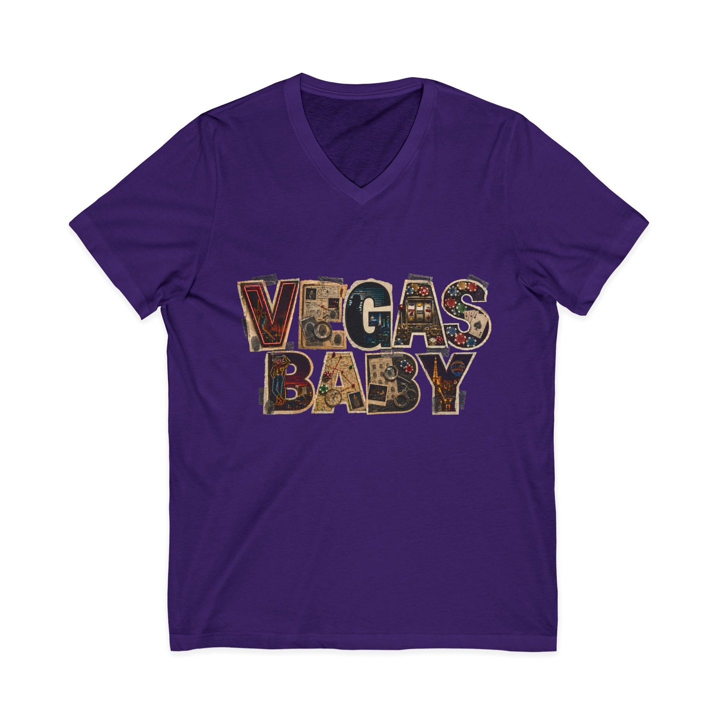 Ransom Vegas Baby V-Neck Tee — Crime Con 26' (No Logo)