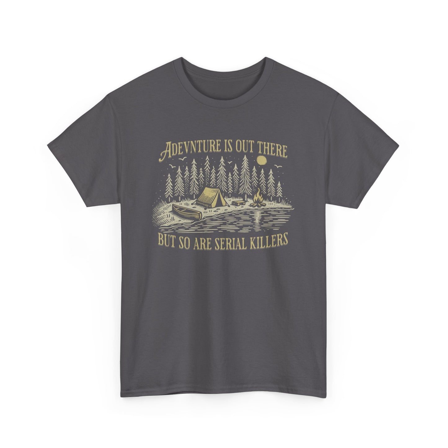 New! Adventure Is Out There Unisex Heavy Cotton Tee