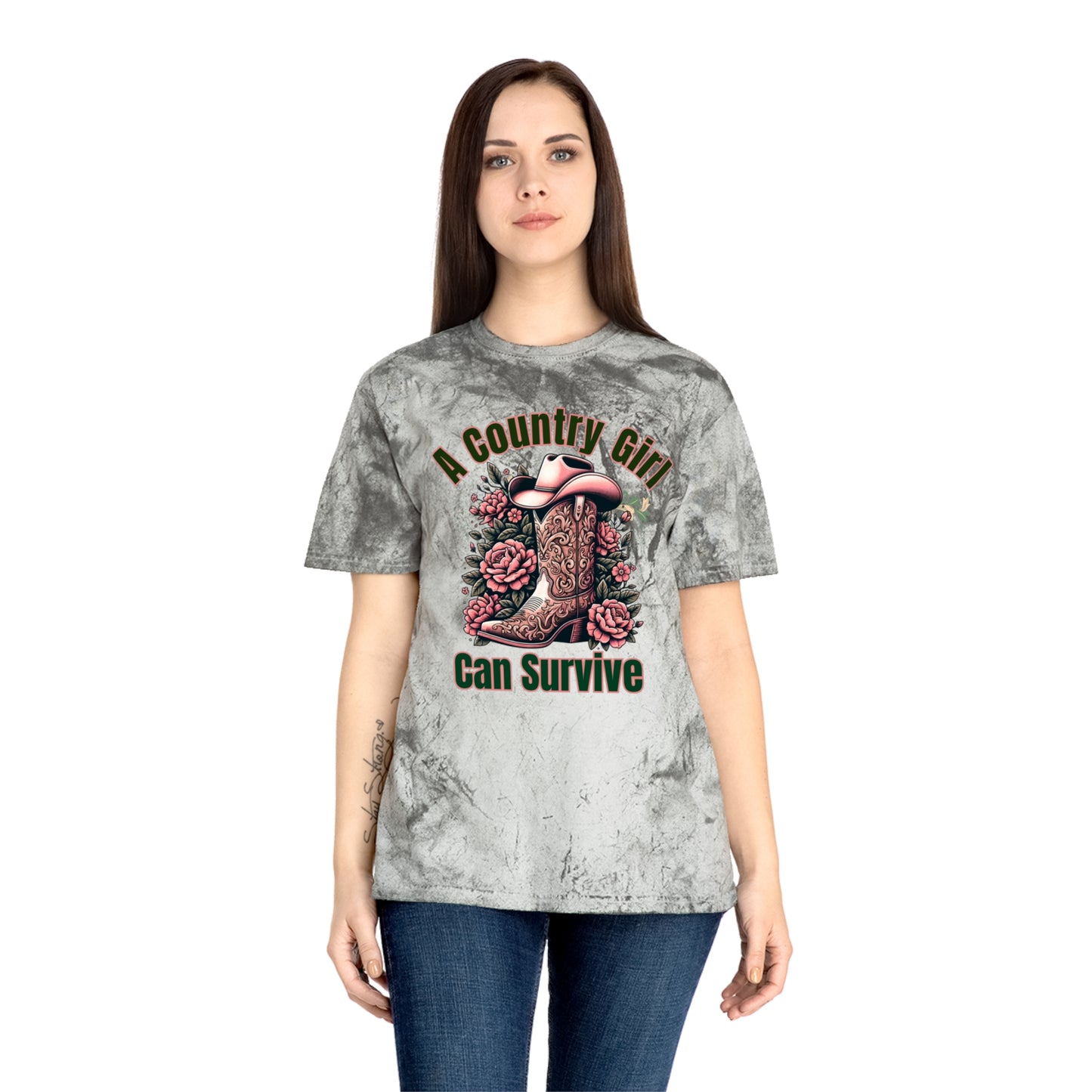 Country Girl Color Blast Tee - NEW 2025