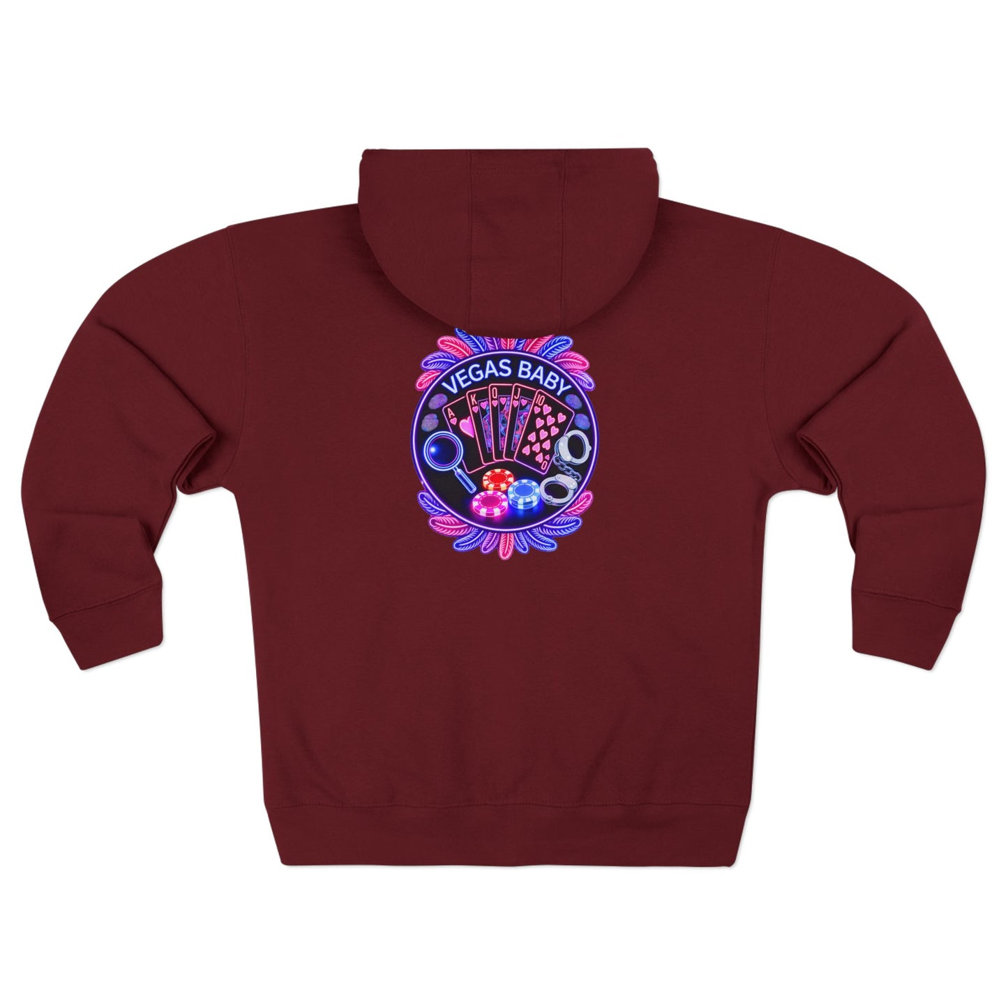 Vegas Baby Zip Hoodie — Crime Con 26'