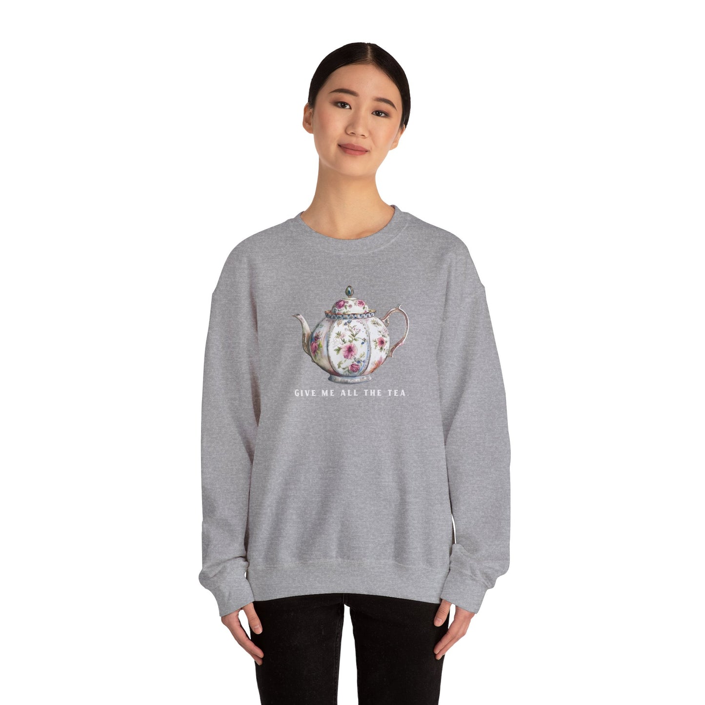 All The Tea Unisex Heavy Blend™ Crewneck Sweatshirt