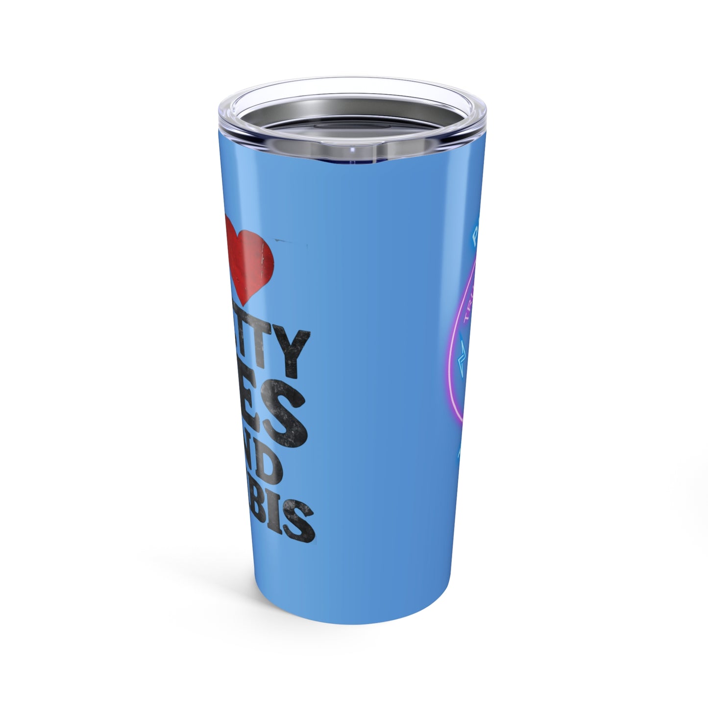 NEW! I Love Reality Lies and Cannabis Tumbler - 20oz Insulated Travel Mug