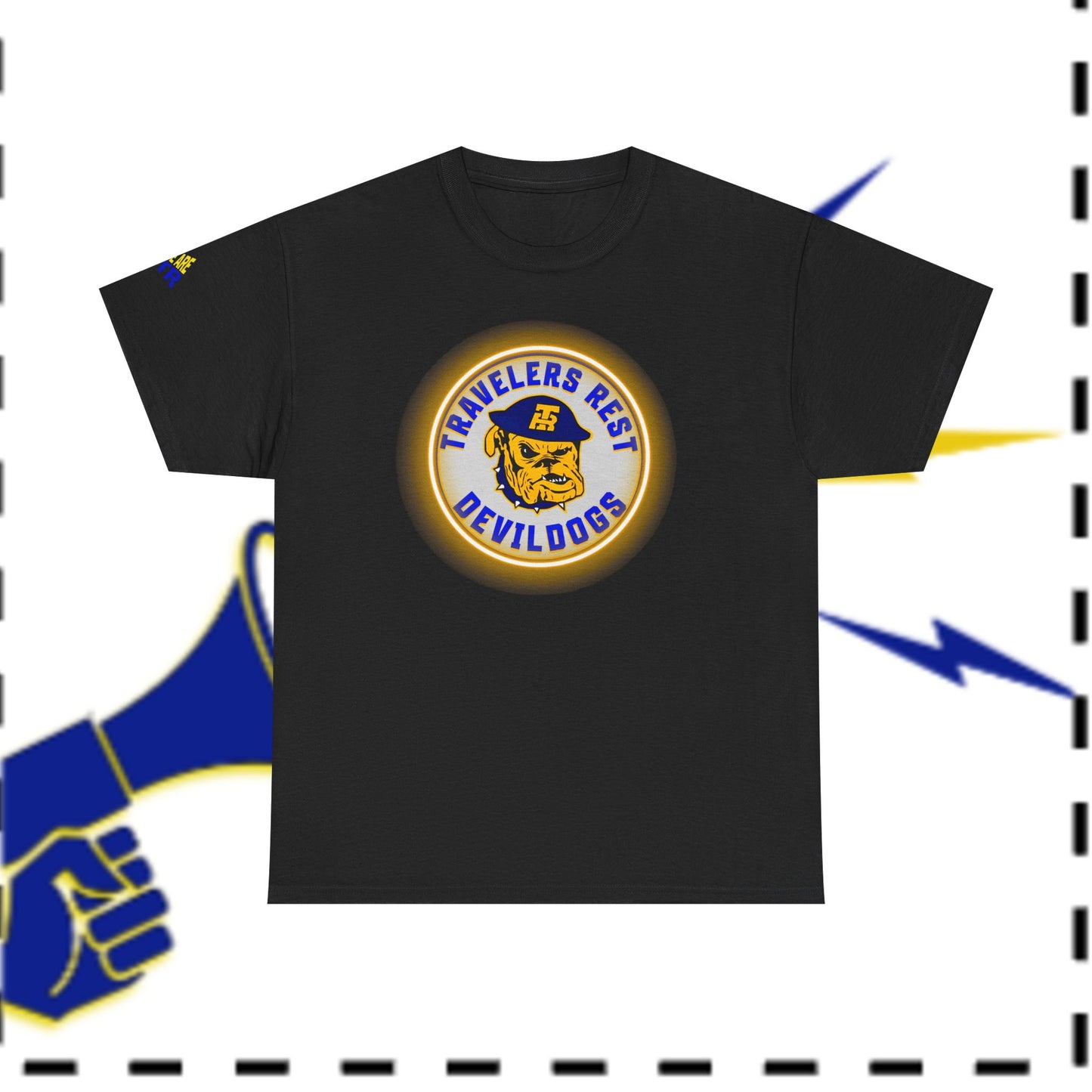 TRHS School Spirit Glow Shirt - GO DEVILDOGS