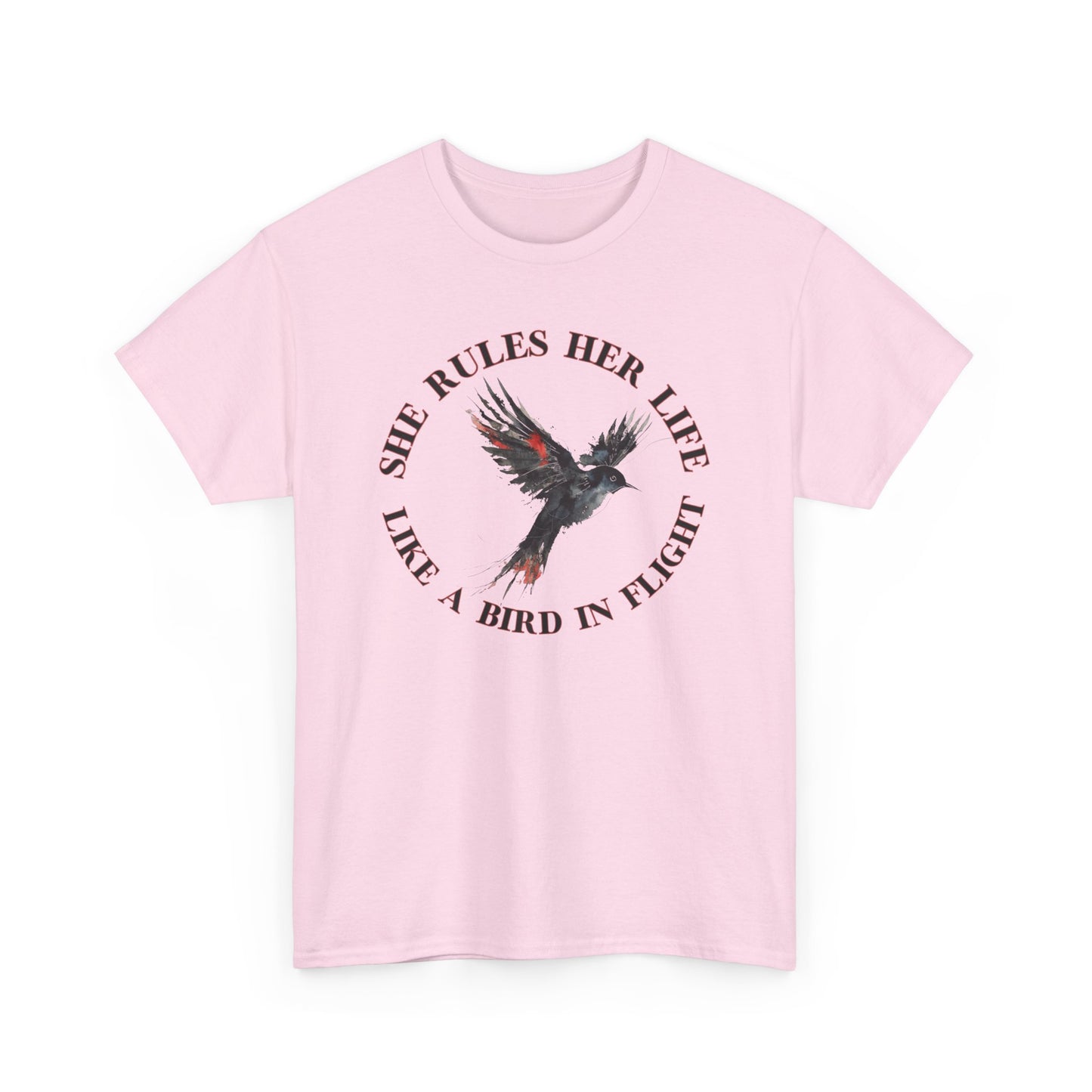 Lyrics Empowering Women's Quote Tee - "She Rules Her Life"