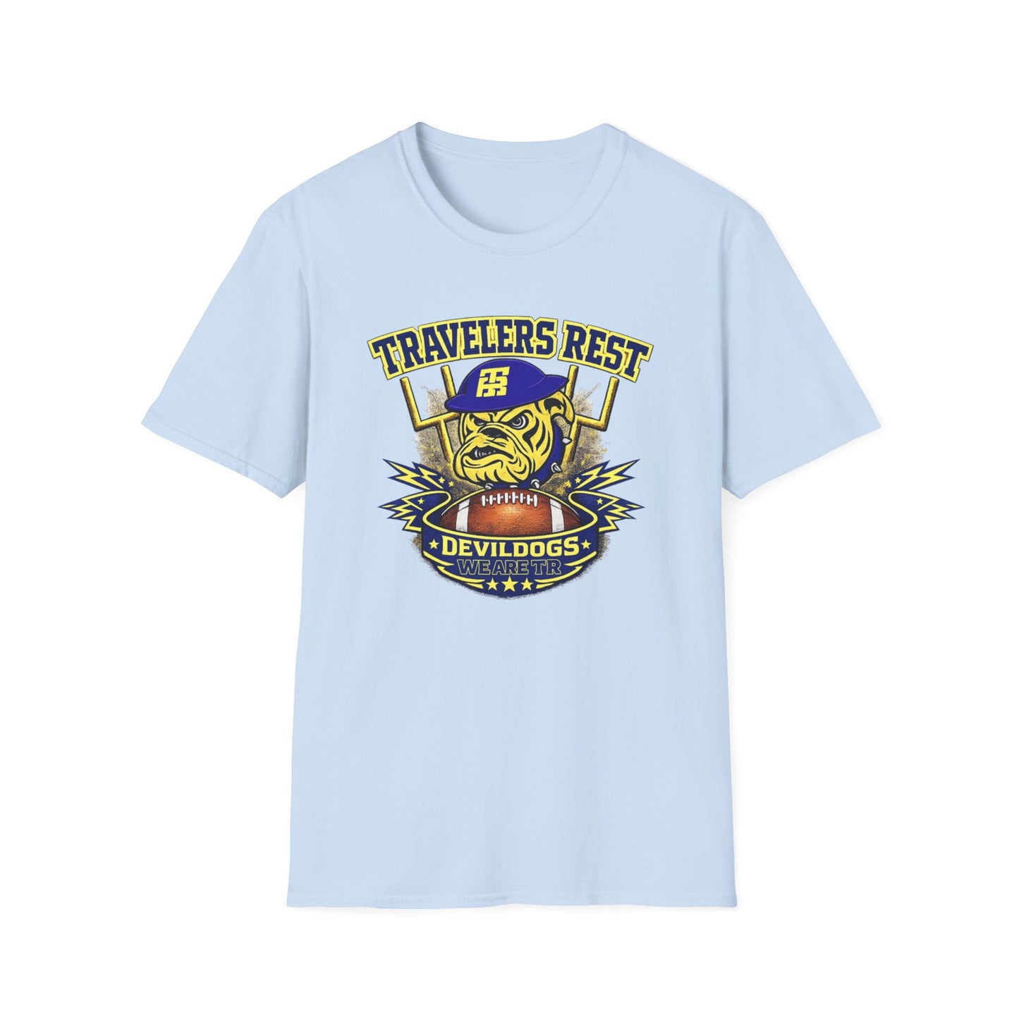 Travelers Rest Devildogs T-Shirt — TRhs Football Tee