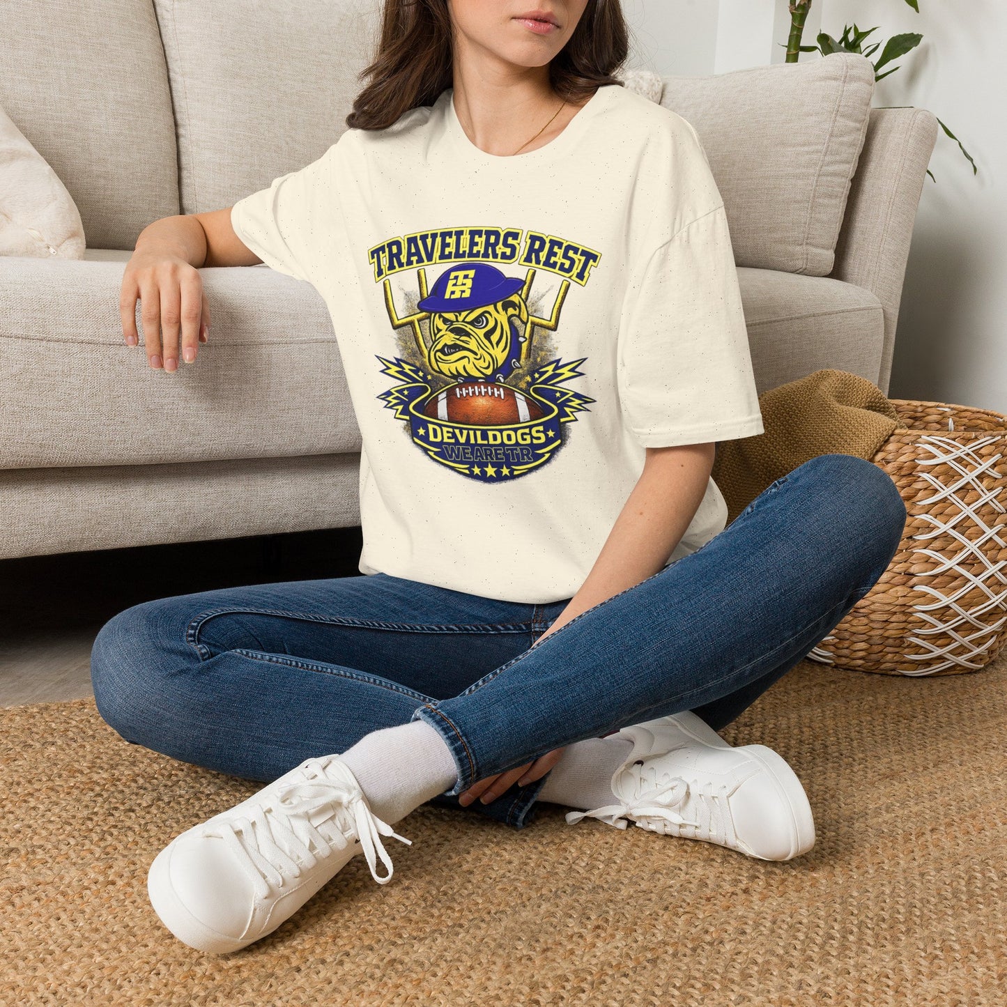 Travelers Rest Devildogs T-Shirt — TRhs Football Tee