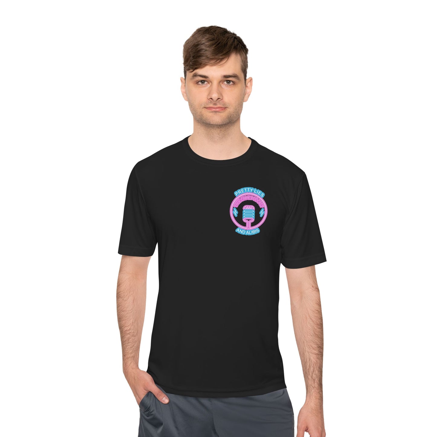 Moisture-Wicking Tee — "Stack Chips Not Charges" Crime Con 26'
