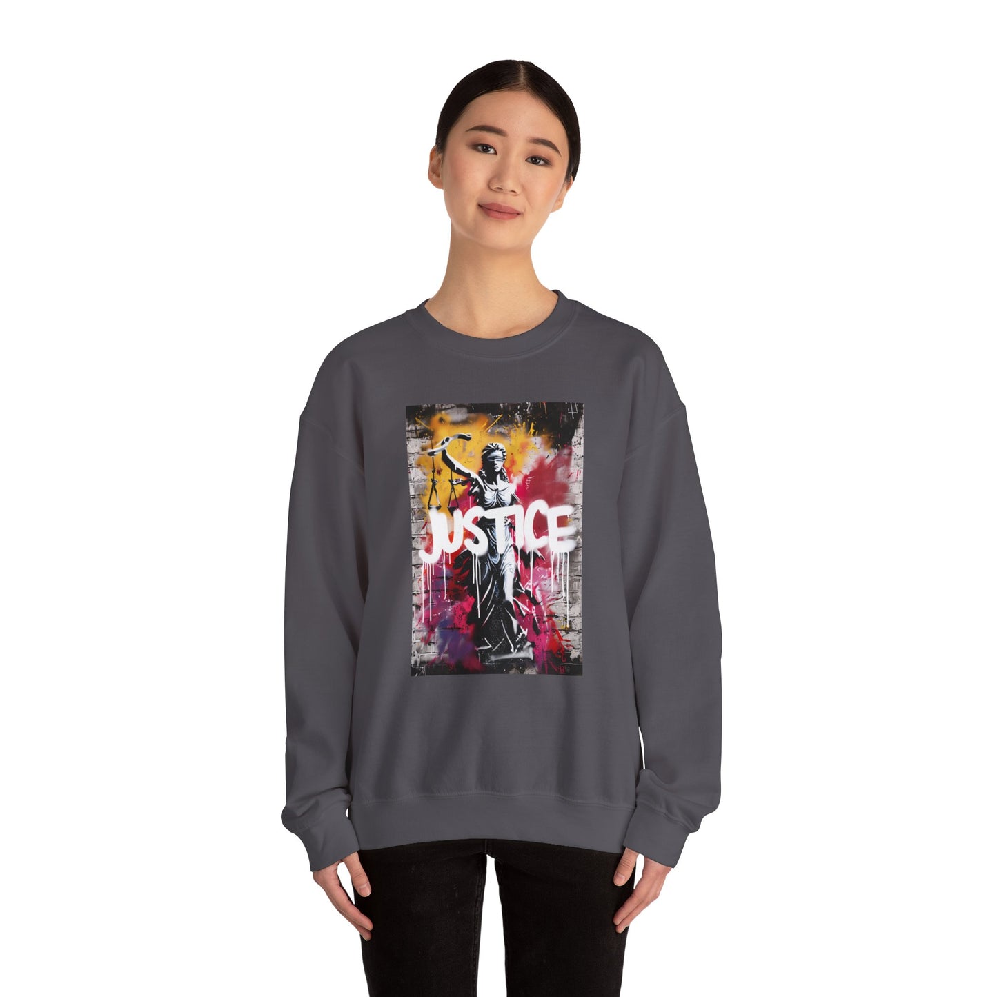 NEW! Justice Graphic Crewneck Sweatshirt - Unisex Heavy Blend™