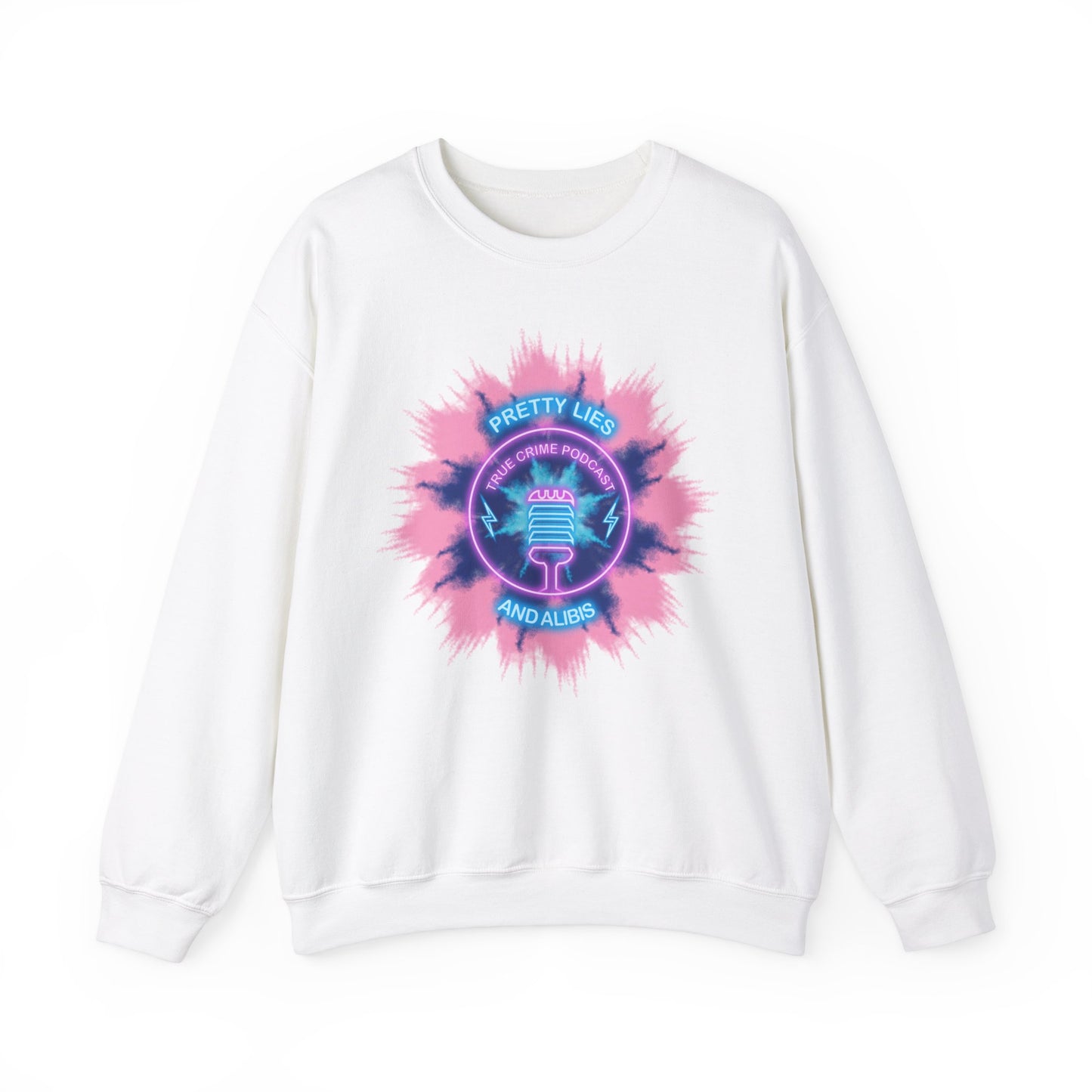 Tie Dye Burst Unisex Heavy Blend™ Crewneck Sweatshirt