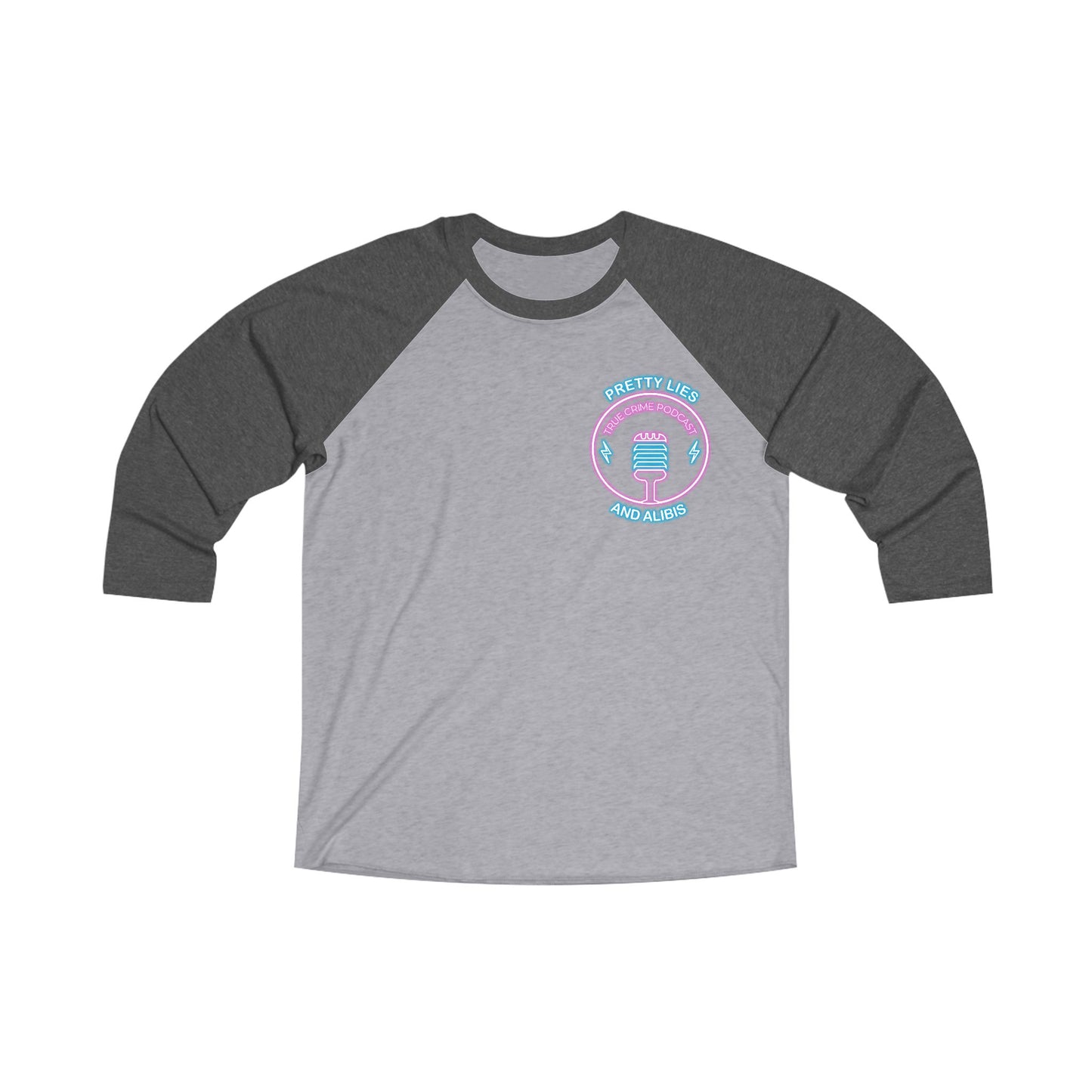 Raglan Tee — ' "Stack Chips Not Charges" Crime Con 26'