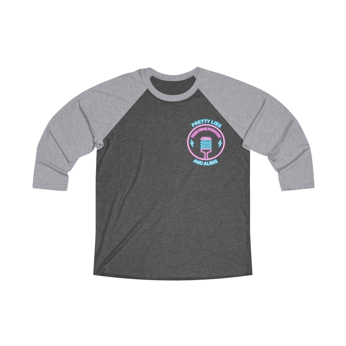 Raglan Tee — ' "Stack Chips Not Charges" Crime Con 26'