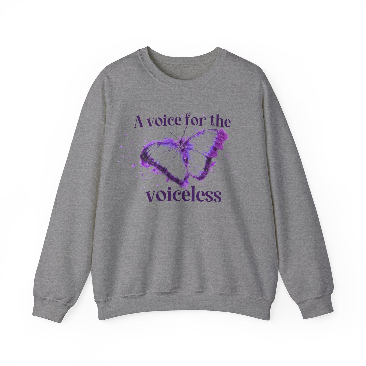 Voice For The Voiceless Unisex Heavy Blend™ Crewneck Sweatshirt