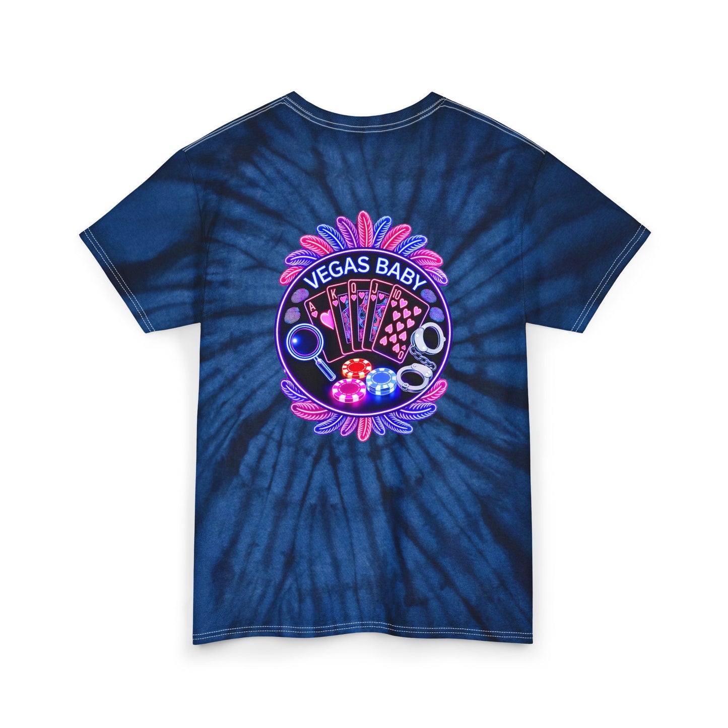Tie Dye "Vegas Baby" Tee - Crime Con 26'