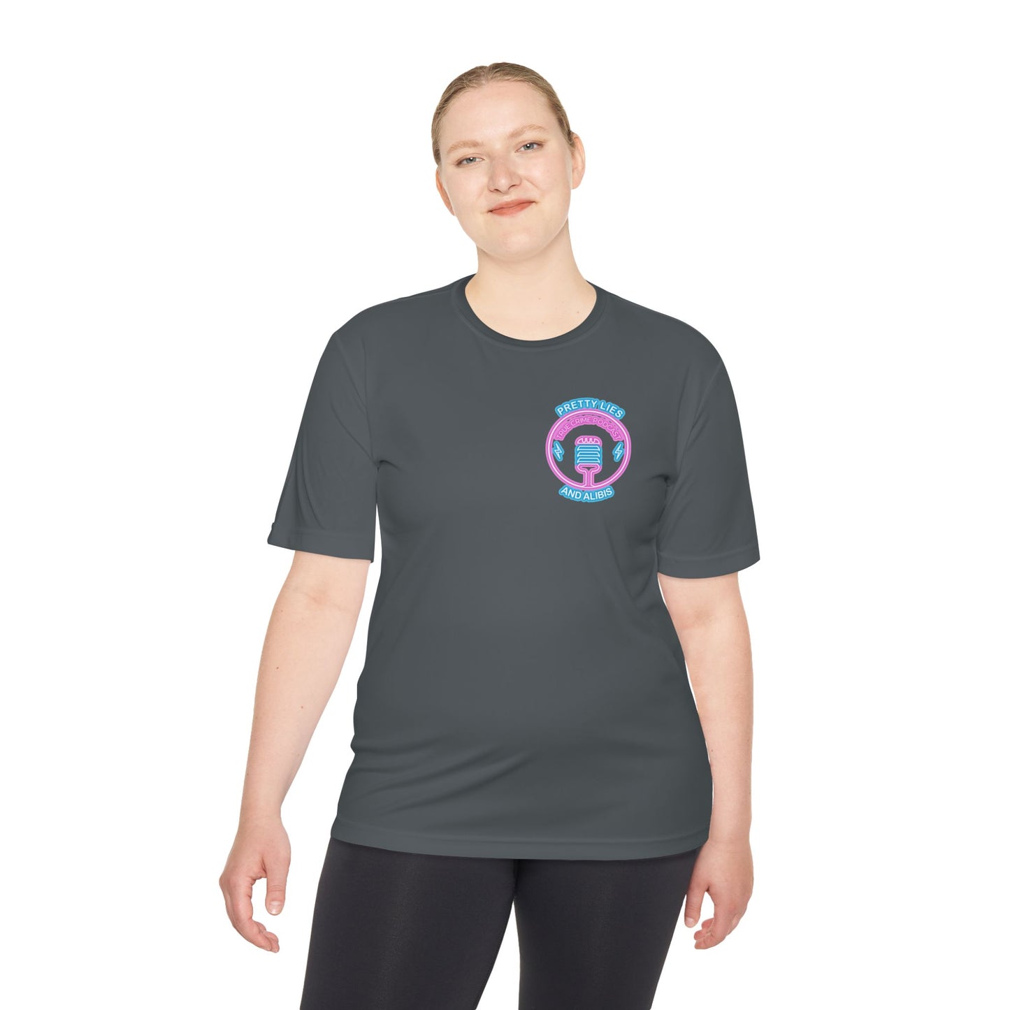 Moisture-Wicking Tee — "Stack Chips Not Charges" Crime Con 26'