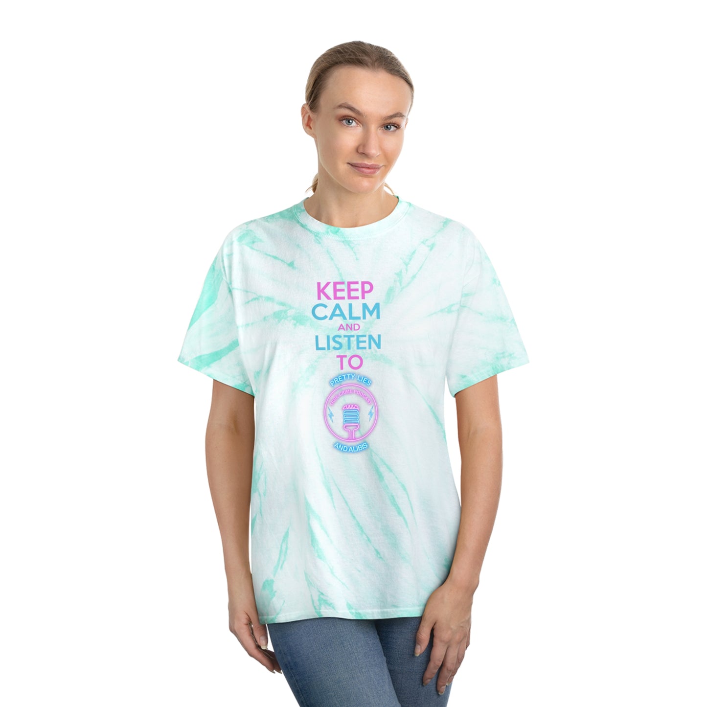 Keep Calm Tie-Dye Tee, Cyclone