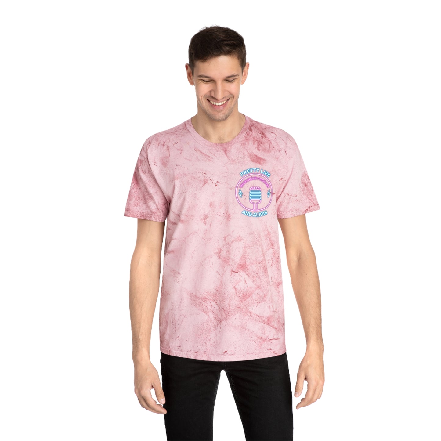 Tie-Dye T-Shirt — "Stack Chips Not Charges" Crime Con 26'