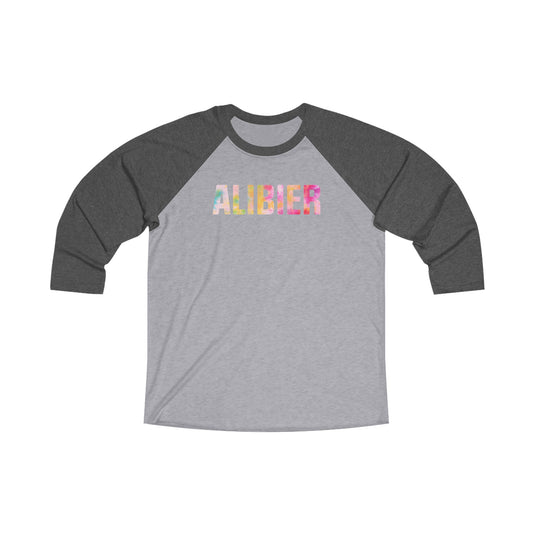 Alibier Unisex Tri-Blend 3\4 Raglan Tee