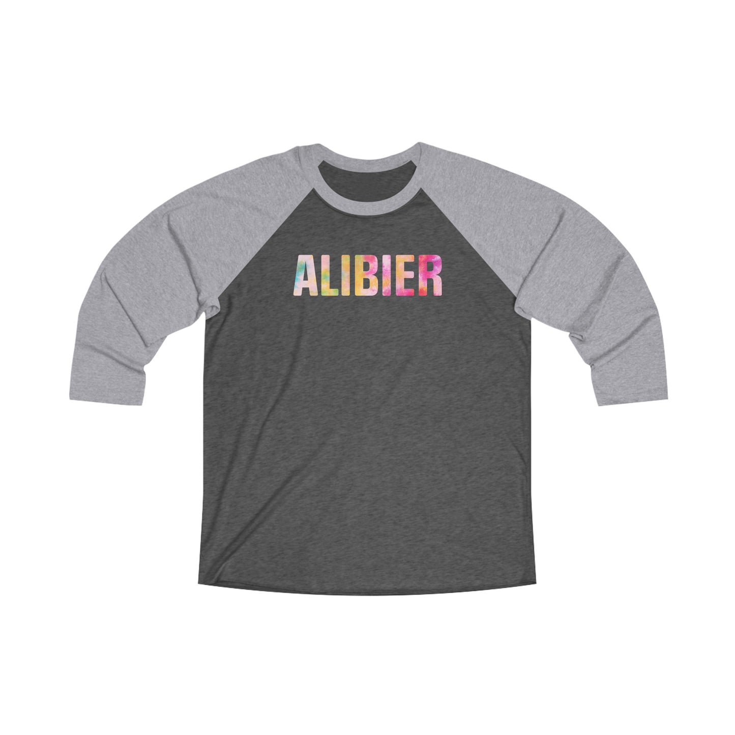 Alibier Unisex Tri-Blend 3\4 Raglan Tee