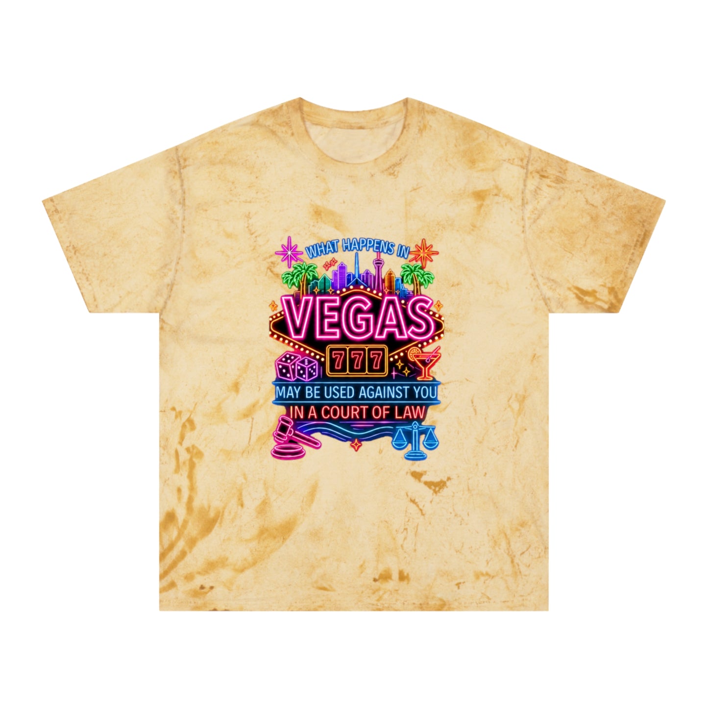 Vegas T-Shirt — 'What Happens In Vegas You' No Logo