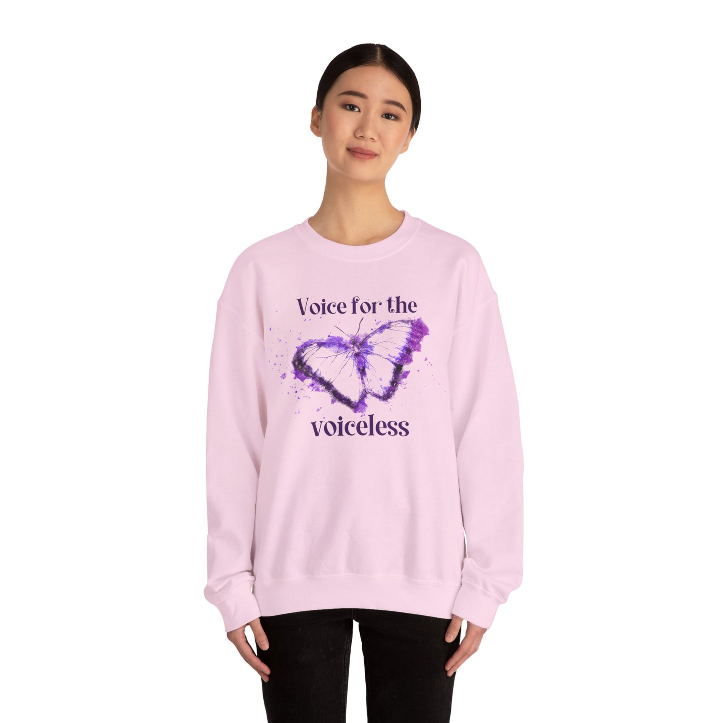 Voice For The Voiceless Unisex Heavy Blend™ Crewneck Sweatshirt