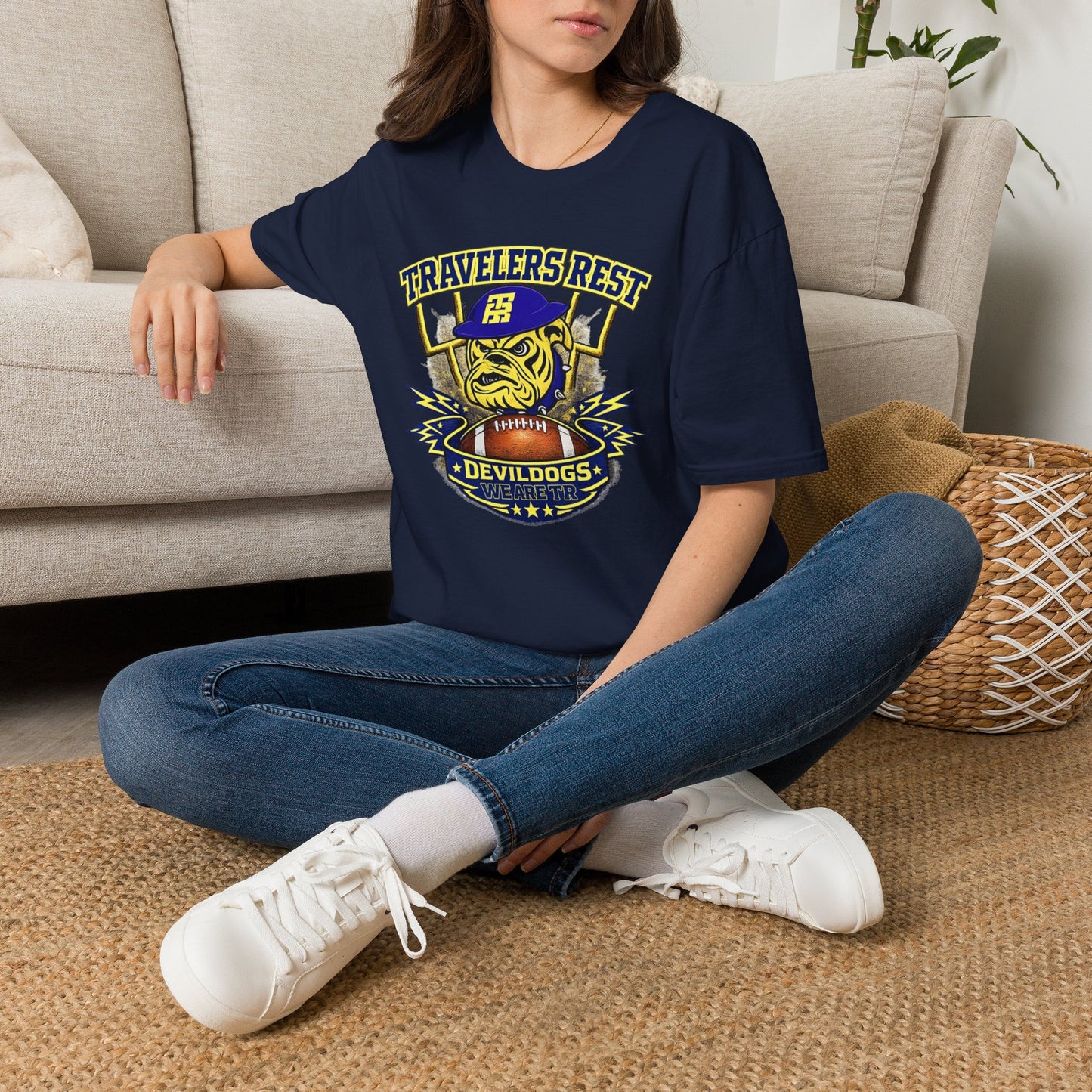 Travelers Rest Devildogs T-Shirt — TRhs Football Tee