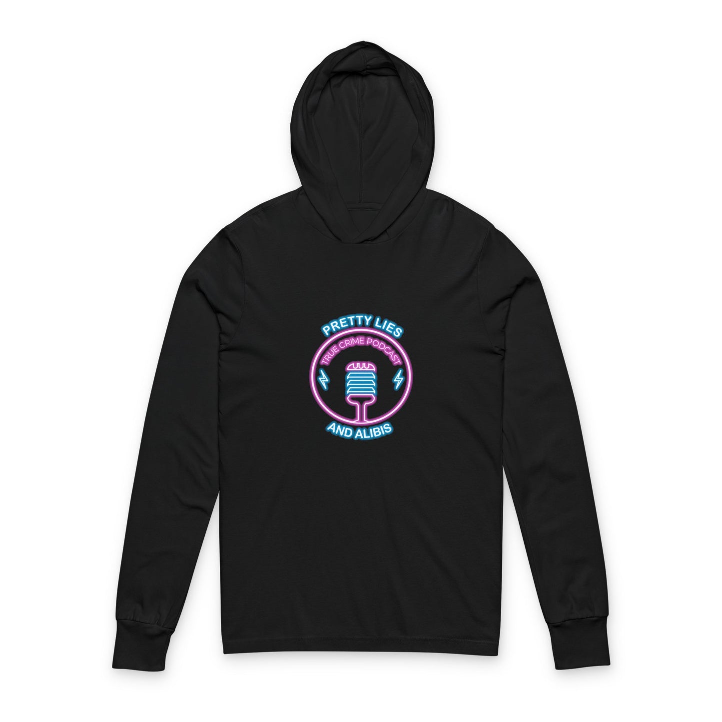 Vegas Baby Hooded Long Sleeve Tee — Crime Con 26'