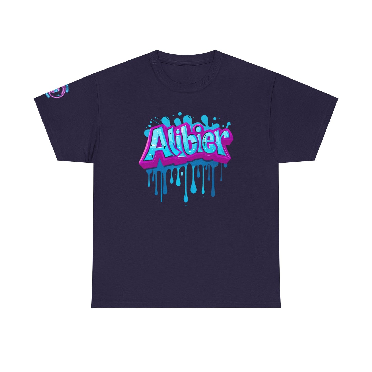 Alibier Graffiti Unisex Heavy Cotton Tee - Urban Style