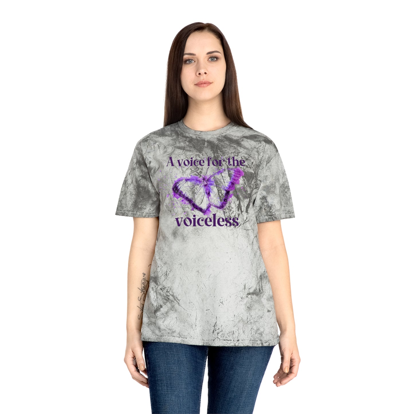 Voice For The Voiceless Unisex Color Blast T-Shirt