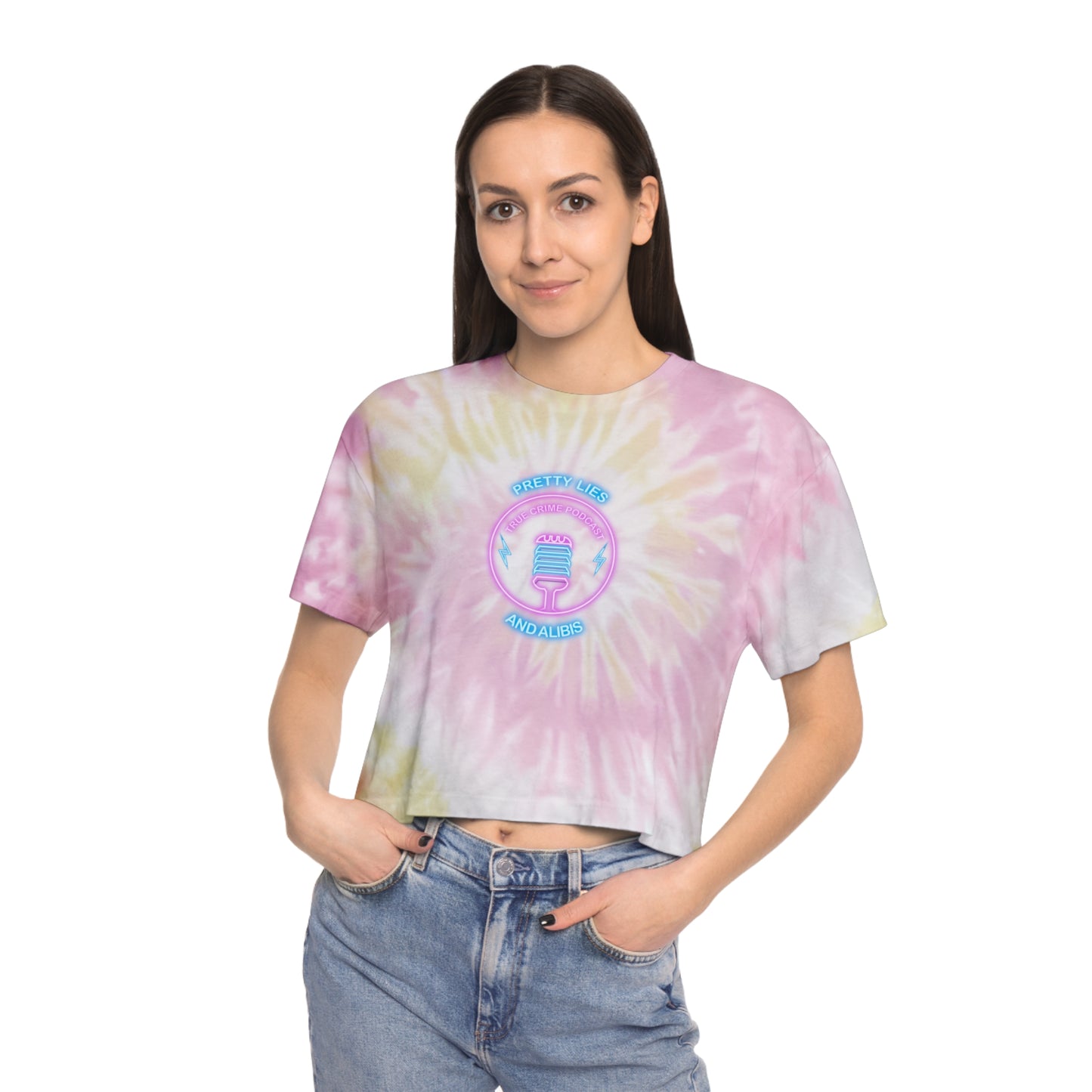 Logo Women's Tie-Dye Crop Tee