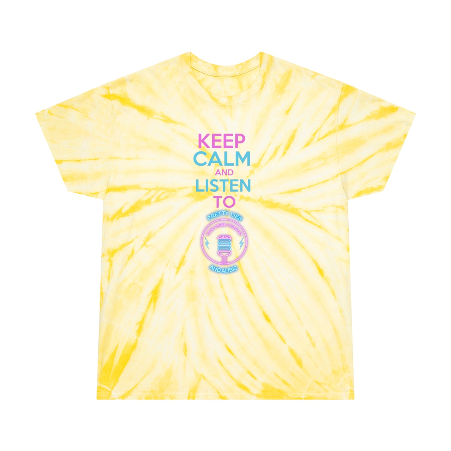 Keep Calm Tie-Dye Tee, Cyclone