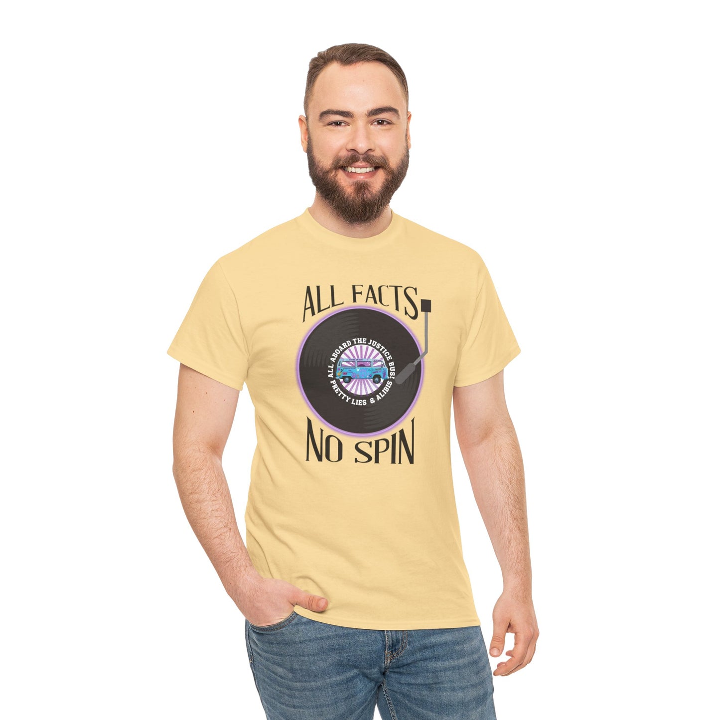 All Facts No Spin Unisex Heavy Cotton Tee