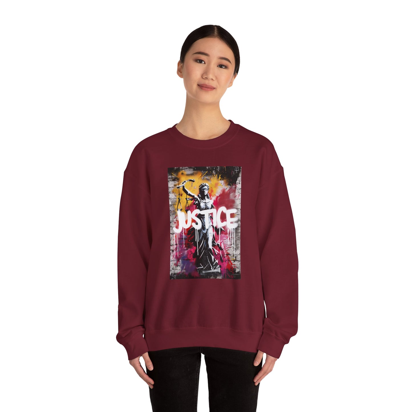 NEW! Justice Graphic Crewneck Sweatshirt - Unisex Heavy Blend™