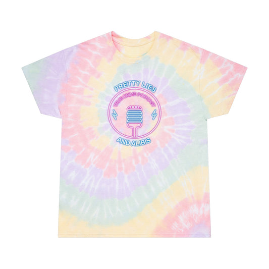 Rerto Tie-Dye Tee Pretty Lies And Alibis Cassette Tape New 2025