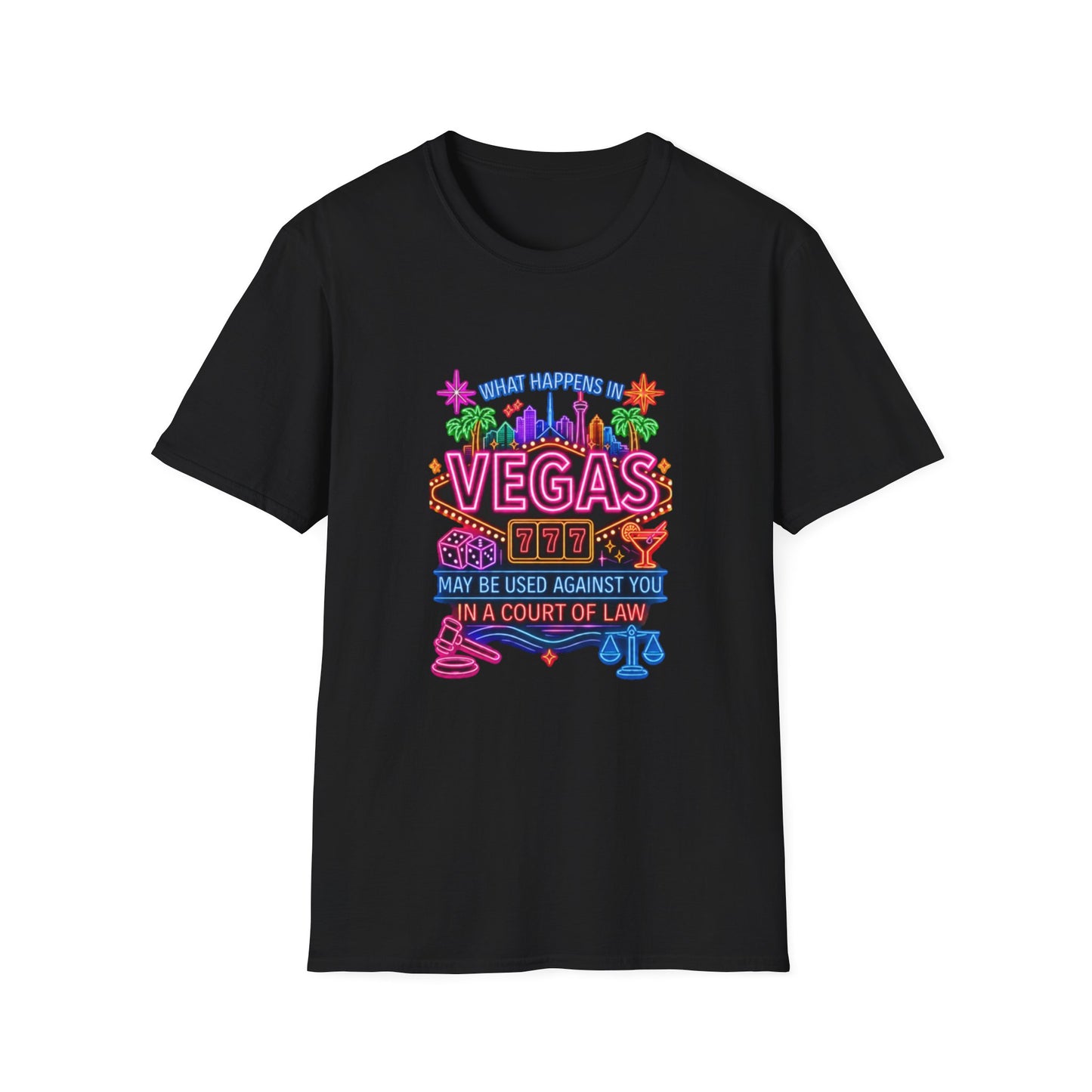 "What Happens in Vegas" Graphic Tee (No Logo)