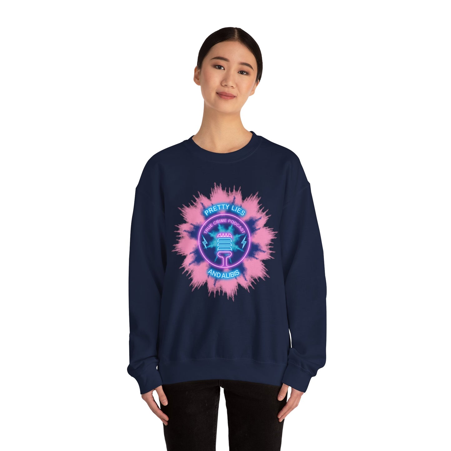 Tie Dye Burst Unisex Heavy Blend™ Crewneck Sweatshirt