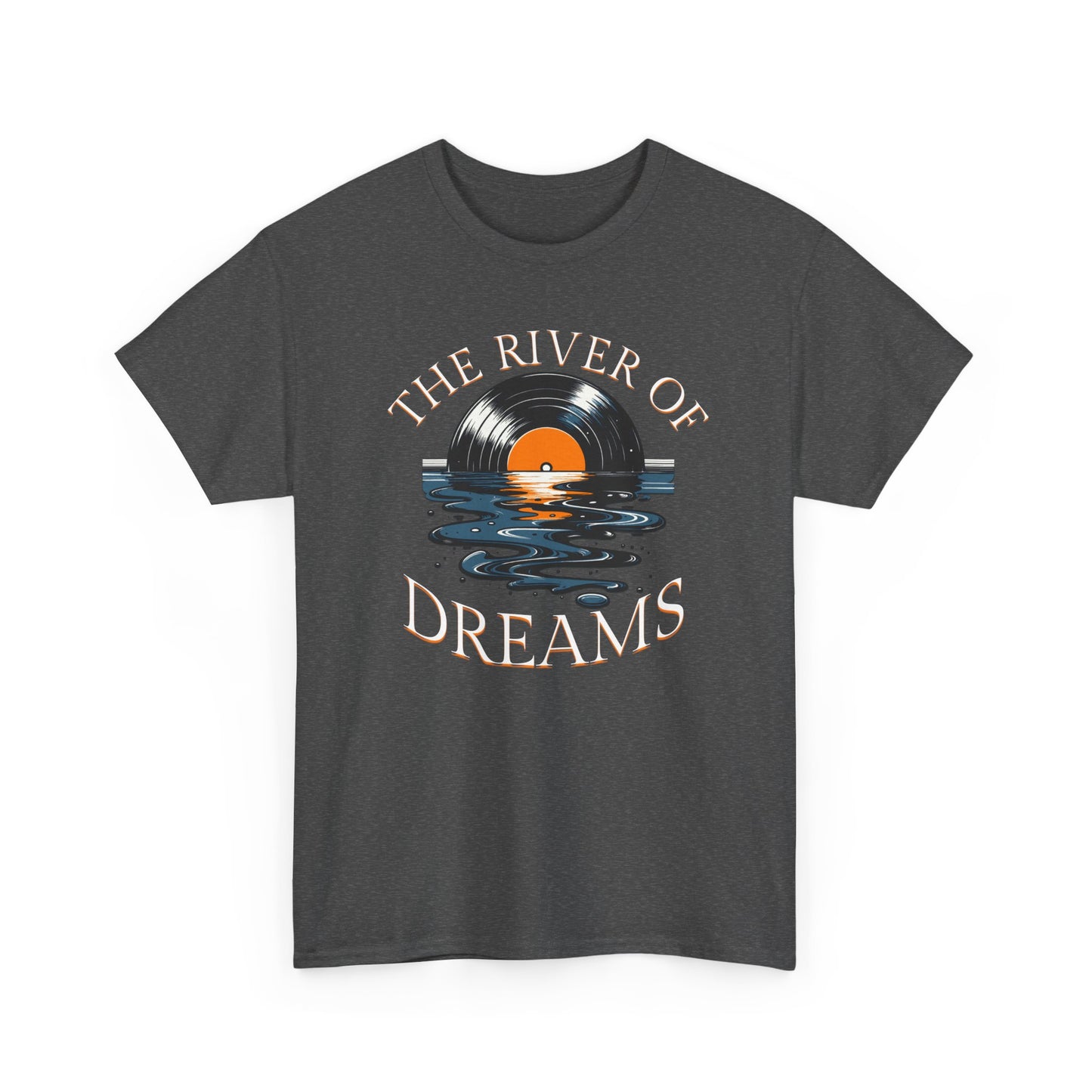 Unisex Heavy Cotton Lyrics Tee River of Dreams- New 2025